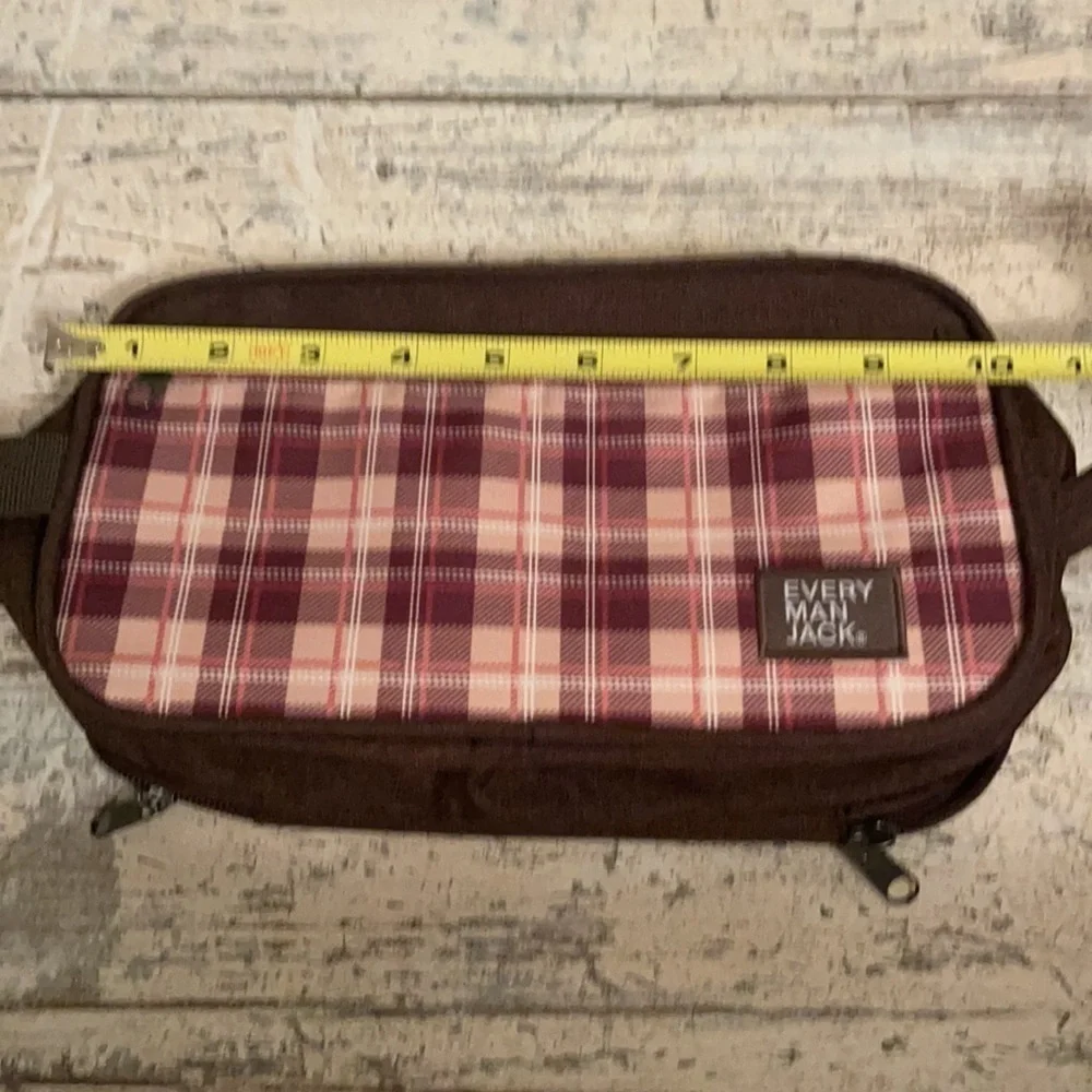 EUC Every Man Jack toiletry plaid bag​​​​​​​​​​​​​​